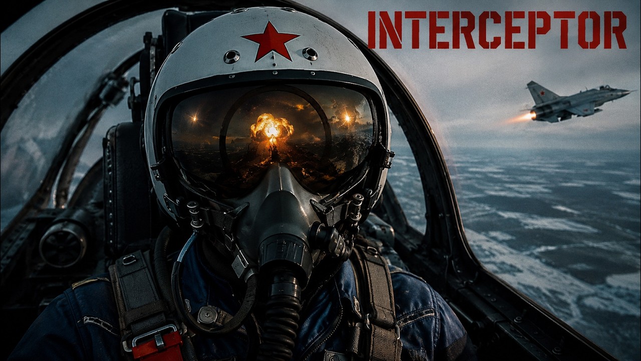 Interceptor - Cold War Soviet Air Force. (60 FPS AI enhanced) (Darksynthwave Edit)