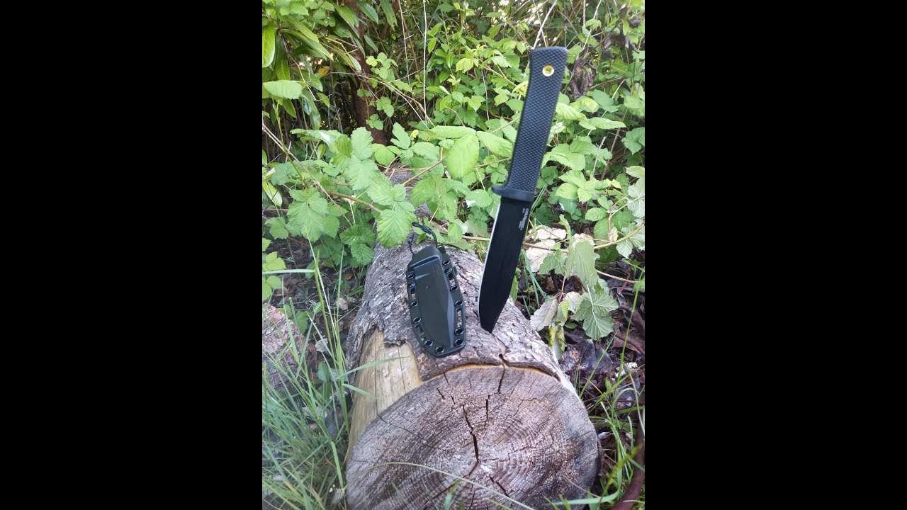 CUCHILLO TACTICO MILITAR COLD STEEL SRK. VIDEO EN ESPANOL