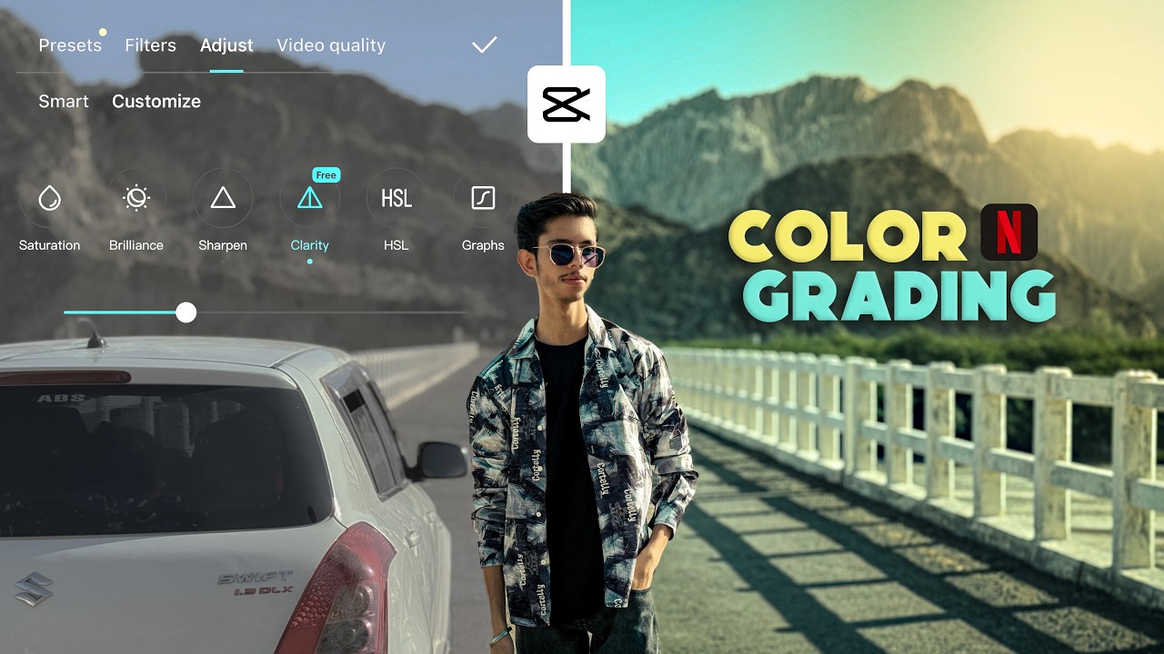 Color Grading Like Netflix in CapCut Mobile - Cinematic