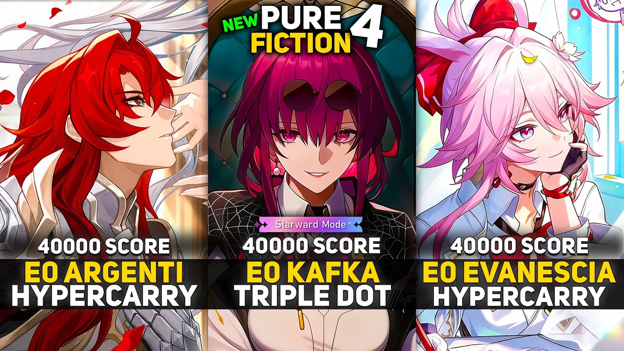 E0 Argenti Hypercarry & E0 Kafka DoT & E0 Evanescia Hyper | Pure Fiction 4 Starward Mode | HSR 4.3
