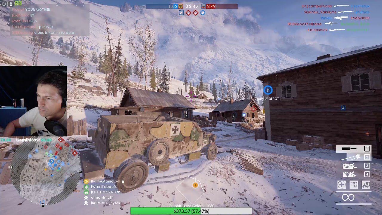 Battlefield 1 - Artillery truck | Mortar | I suck with this
