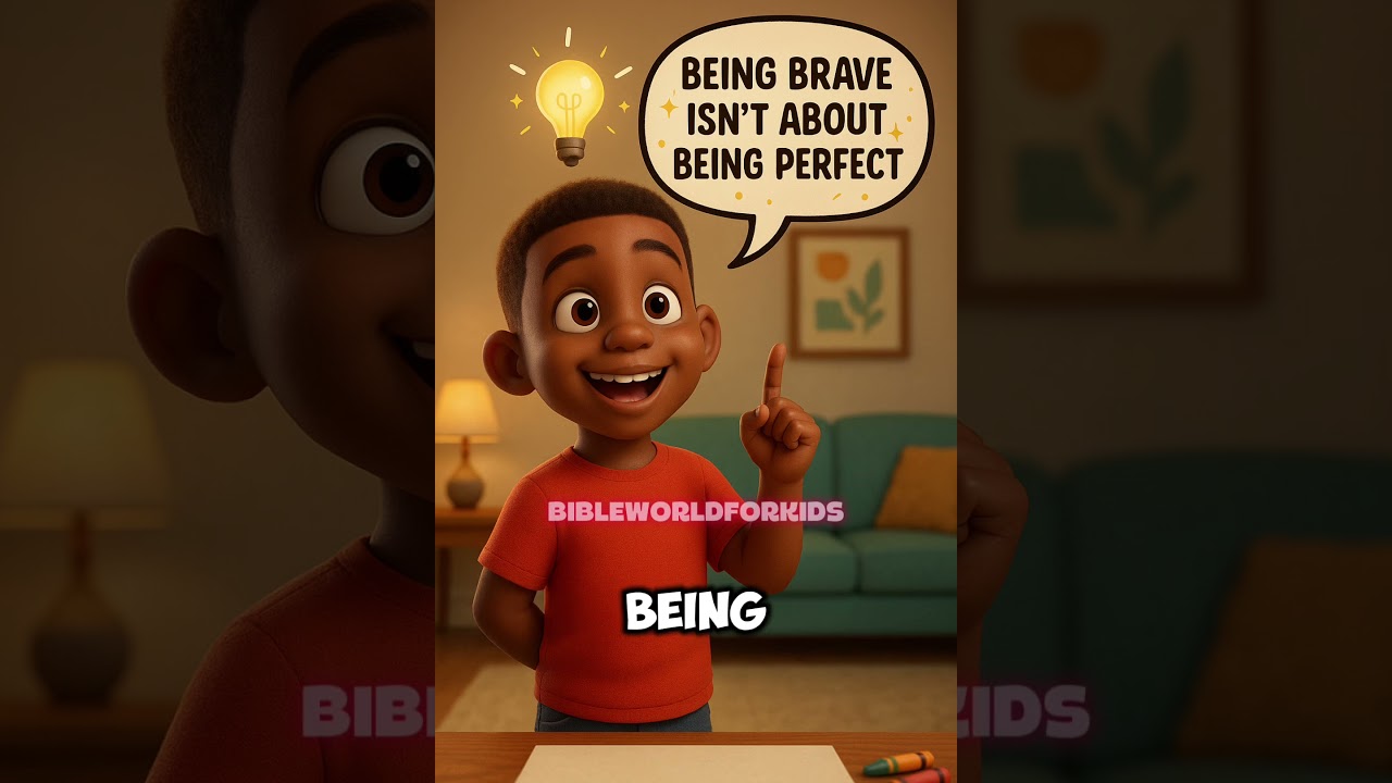 Too Scared to try Meet Brave Promise #KidsMotivation #BeBrave #BibleWorldforKids #ChristianCartoons