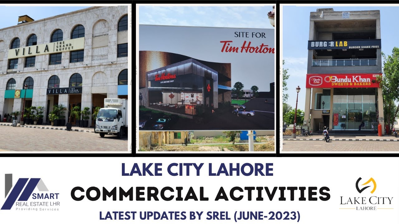 LAKE CITY LAHORE | COMMERCIAL ACTIVITIES | LATEST UPDAT | VISIT BY SMART REAL ESTATE LHR | JUNE-2023