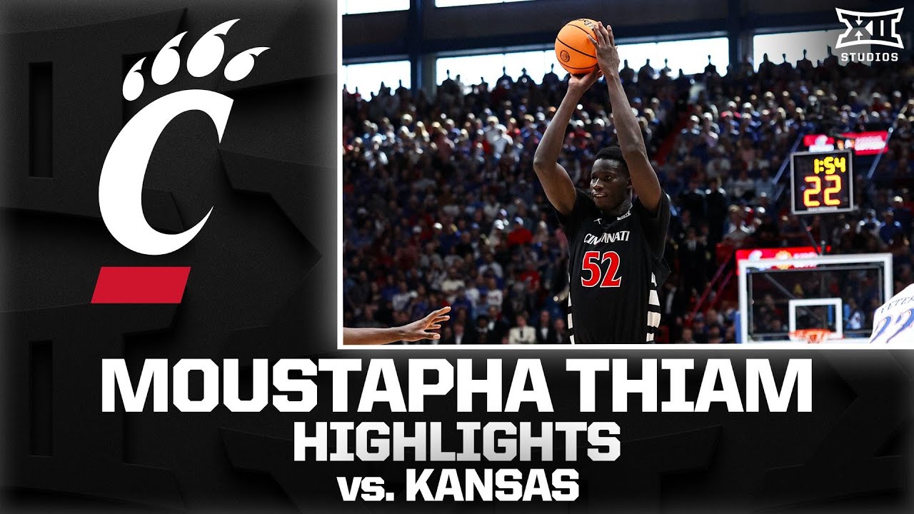 Moustapha Thiam Highlights vs. #8 Kansas