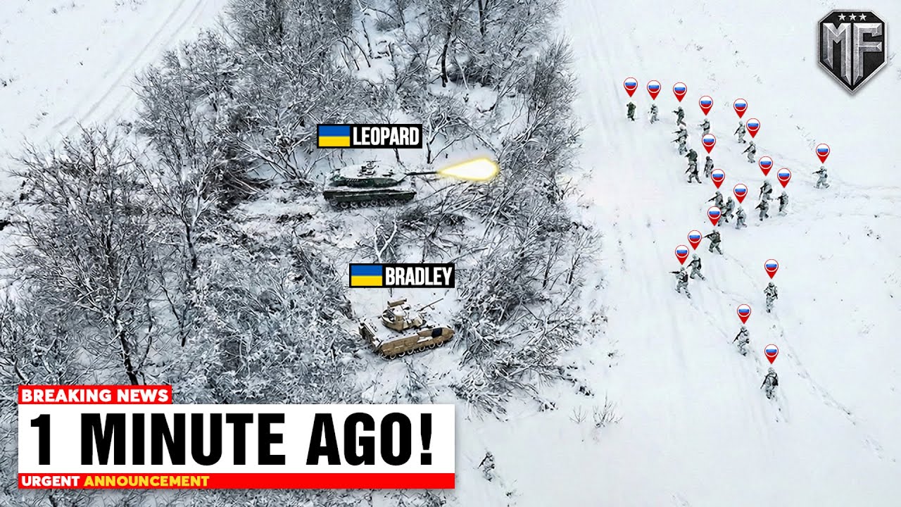 Russian Brigade Tried to Break Through Ukrainian Bradleys & Leopards - Then THIS Happened...