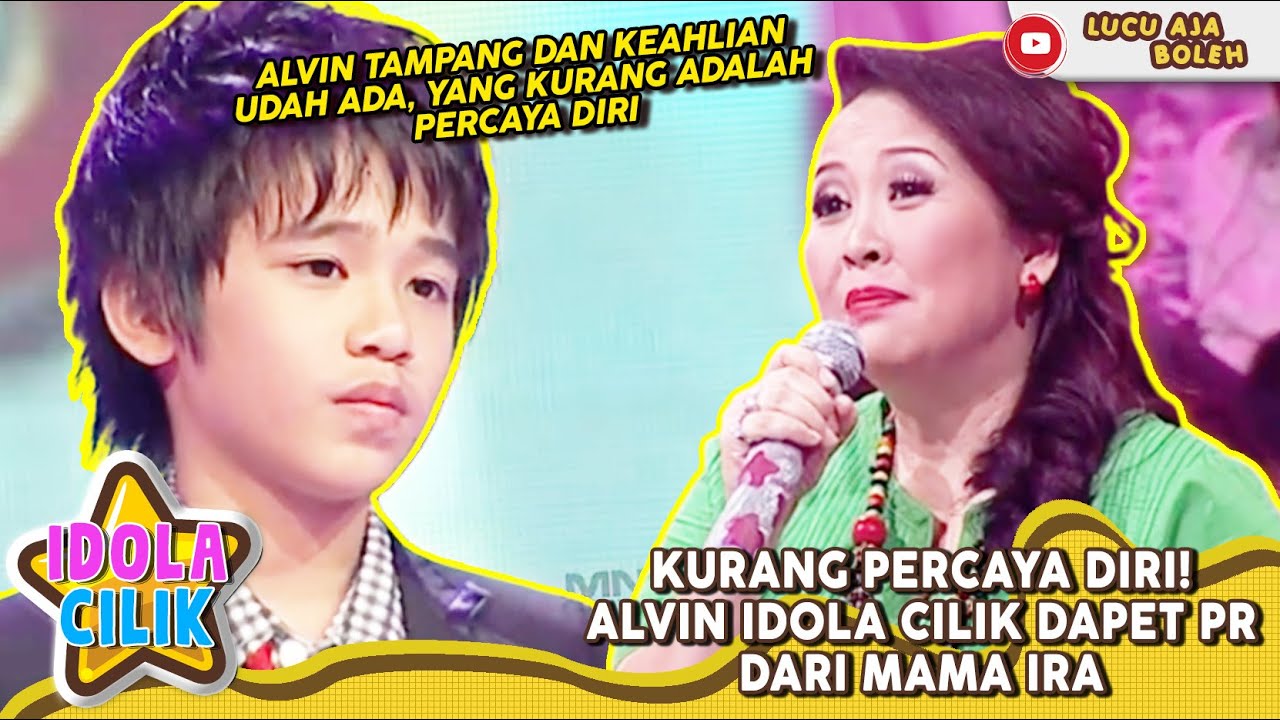 KURANG PERCAYA DIRI! ALVIN IDOLA CILIK DAPET PR DARI MAMA IRA - IDOLA CILIK