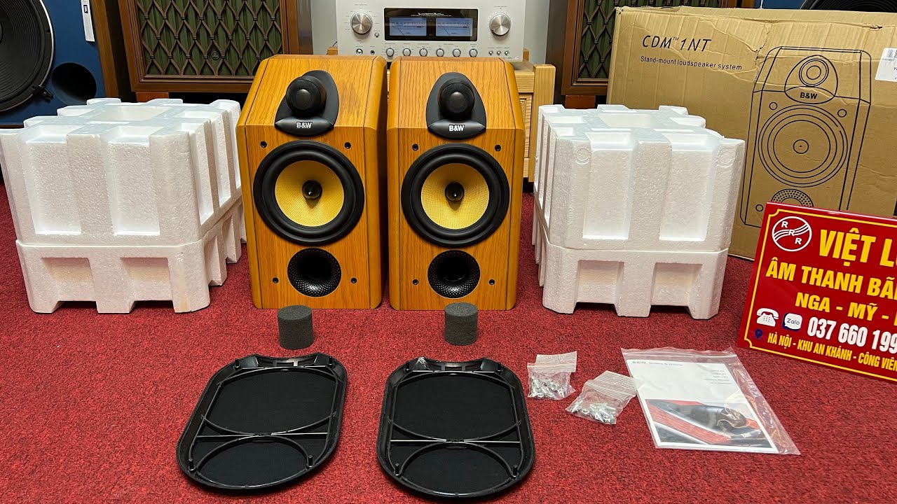 Loa Anh Quốc 👉 B&W CDM1 - NT 👉 Full Thùng Xốp. Âm Thanh Hay Ngọt Ngào Tinh Khiết Giá Yêu 18,5 triệu