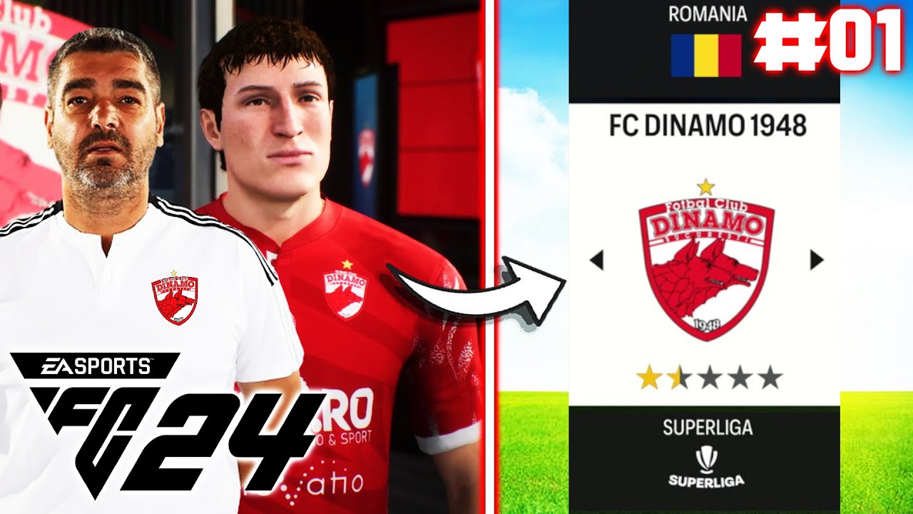 INCEPE NEBUNIA // CARIERA CU DINAMO IN EA FC 24 // #01