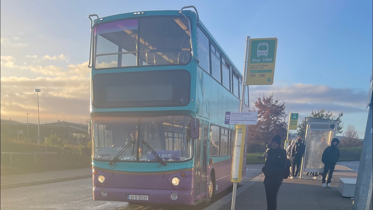 Barton’s | ex Dublin bus AV329 | Volvo B7TL ALX400 | LUAS replacement to Red cow LUAS 
