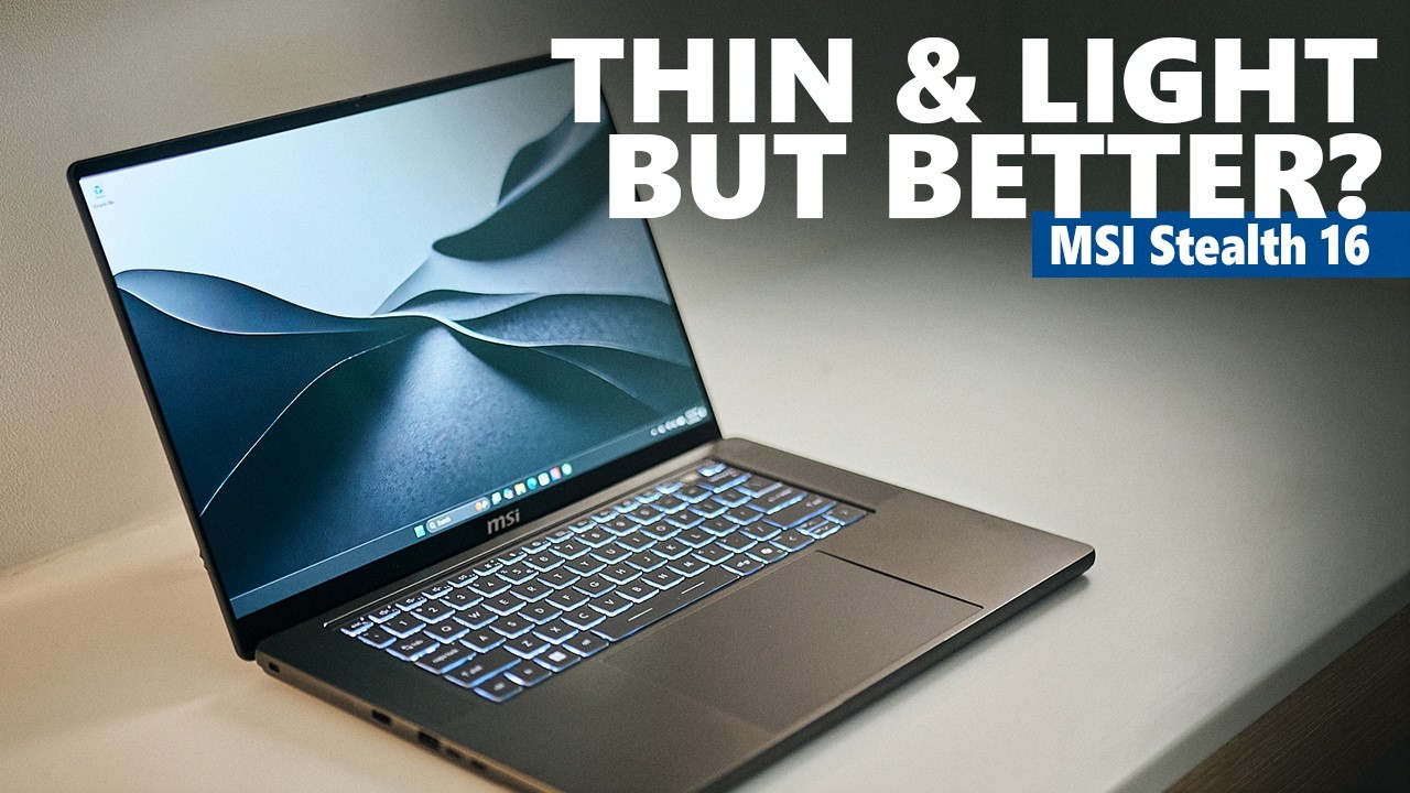 A Yoga Pro 9 and Zephyrus G16 contender? - MSI Stealth 16
