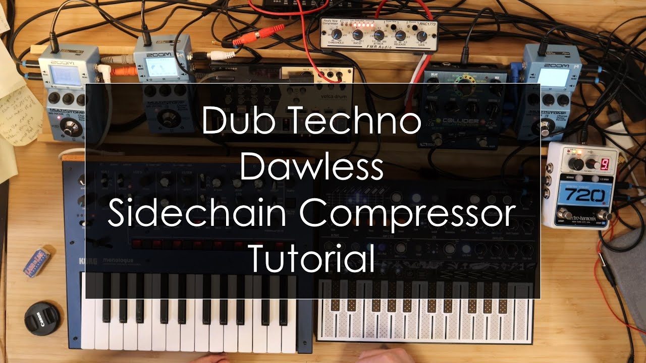 Dub Techno Dawless Sidechain Compressor Tutorial with RNC 1773 #jamuary2022