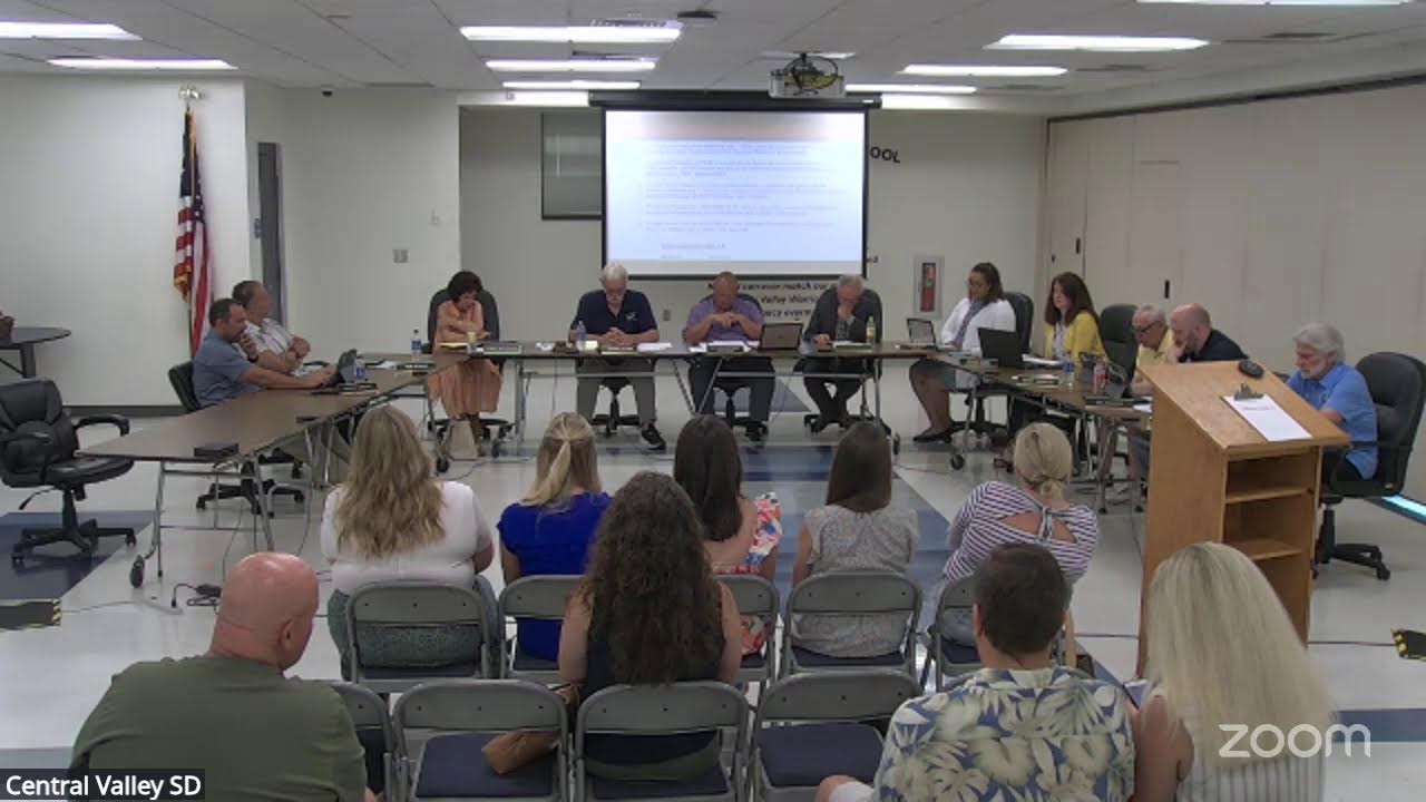 CVSD June 23, 2025, School Board Voting Meeting