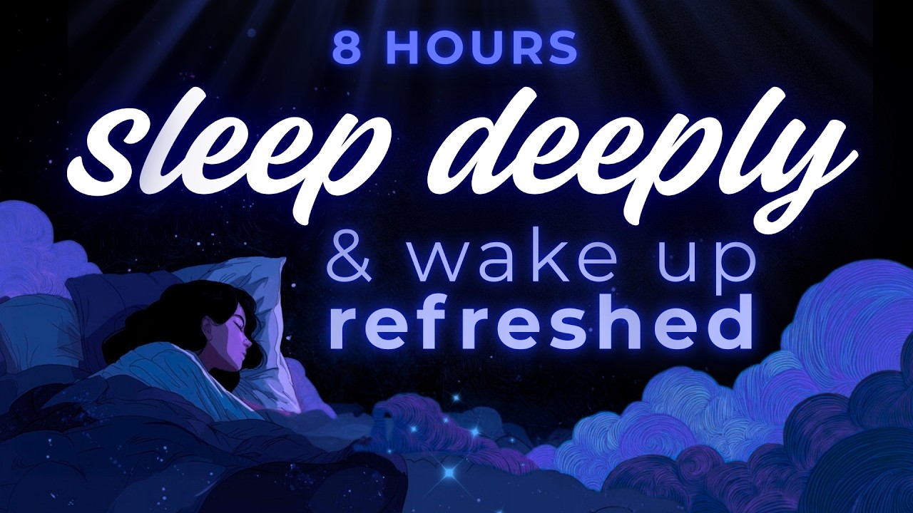 8 Hour Deep Sleep Hypnosis Meditation for Exhaustion, Fatigue, Burnout