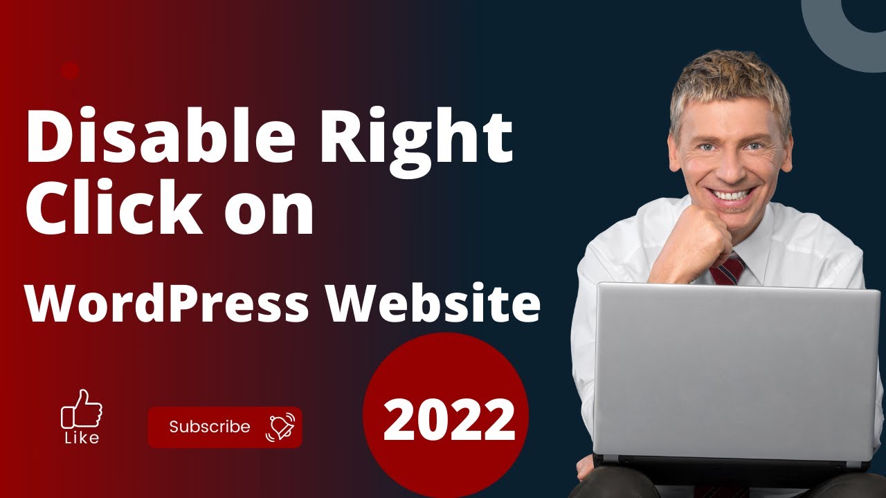 How to Disable Right Click on WordPress Website | Disable Right Click For WP