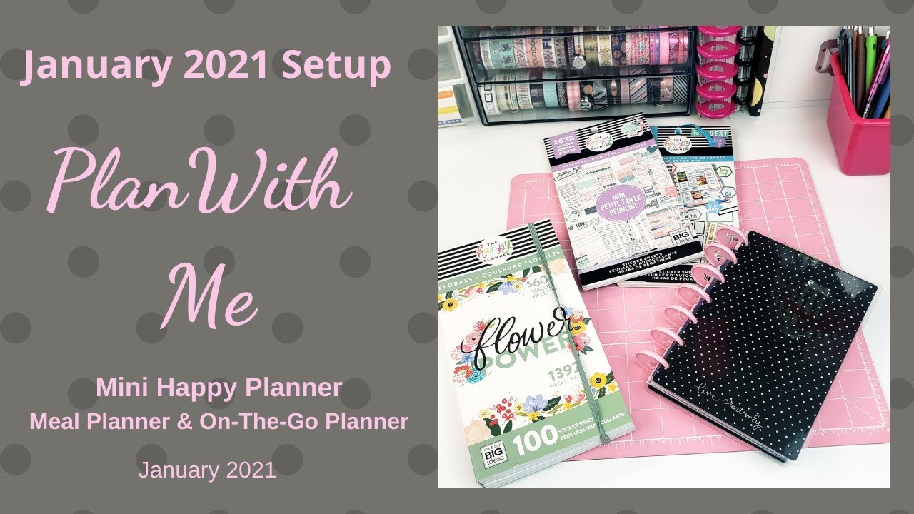 Plan With Me | Mini Happy Planner | January 2021 Setup & Changes to My 2021 On-The-Go Planner