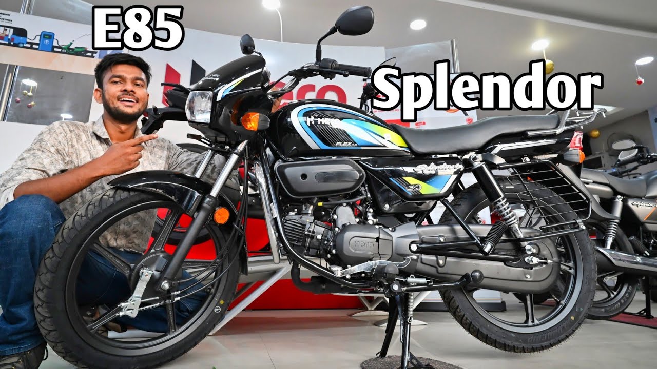 Hero Splendor Plus E85 Flex Fuel Update In Showroom Review 