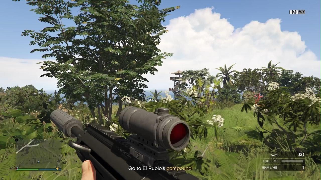Grand Theft Auto V uncover heist part 1
