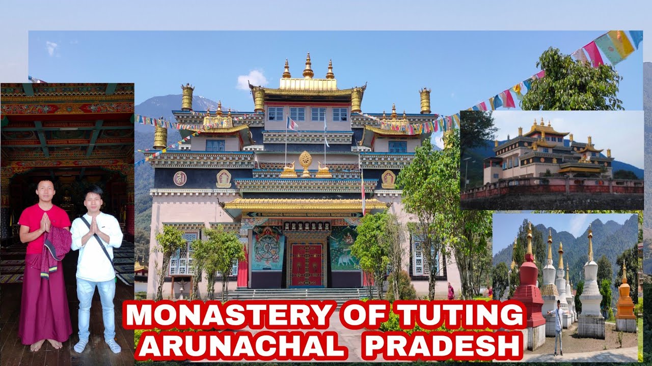 The Monastery of Tuting//Gompa//Buddhist//Upper Siang l//Arunachal Pradesh//NorthEast//INDIA.
