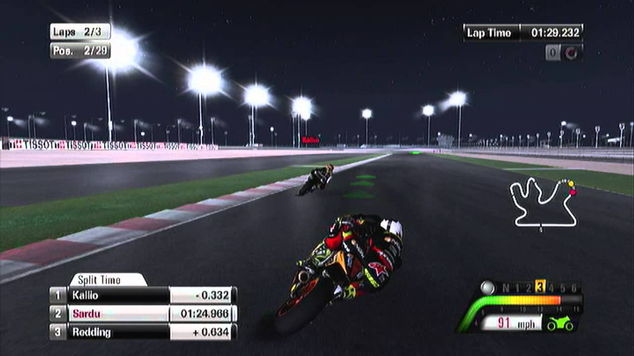 Motogp 13 gameplay #22 Moto2 at Losail