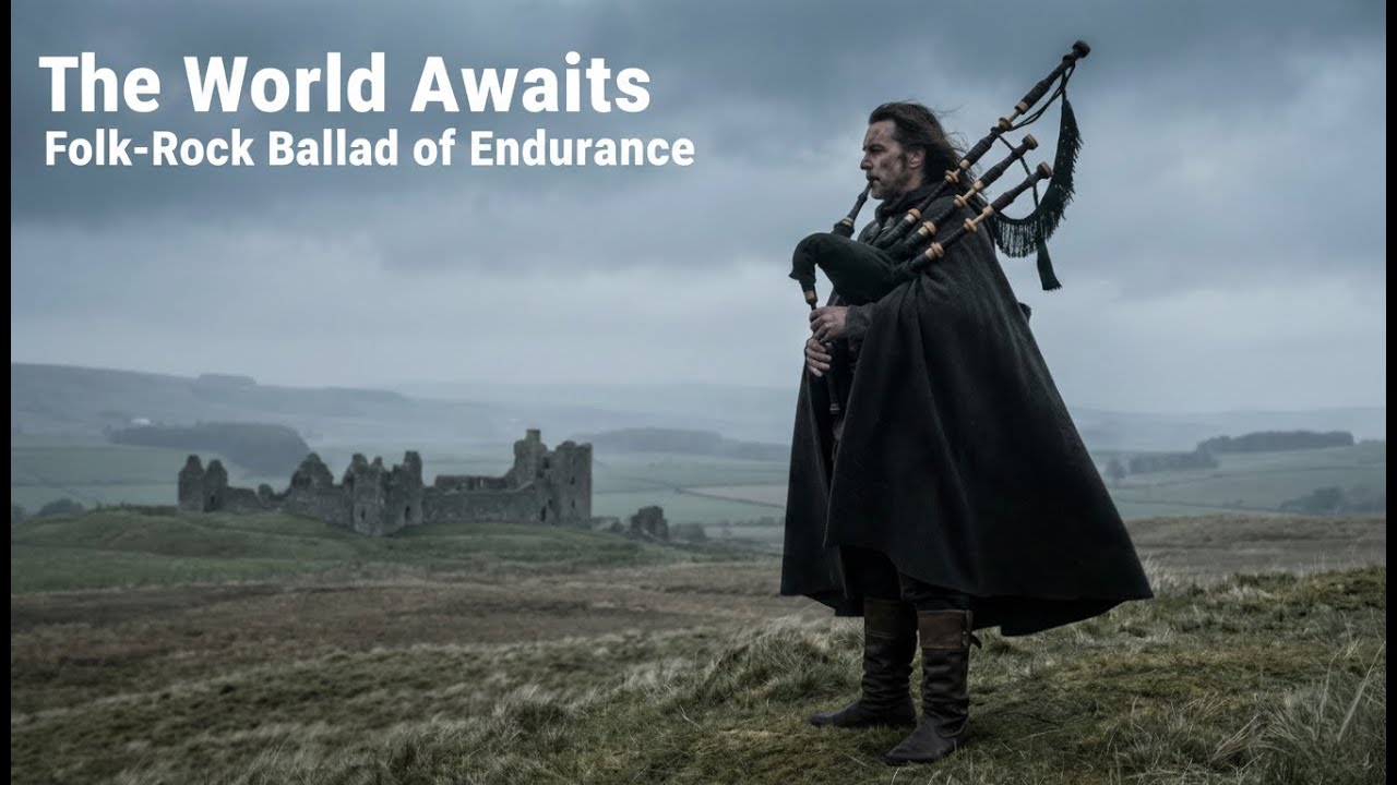 The World Awaits 🛡️ | Folk-Rock Ballad of Endurance