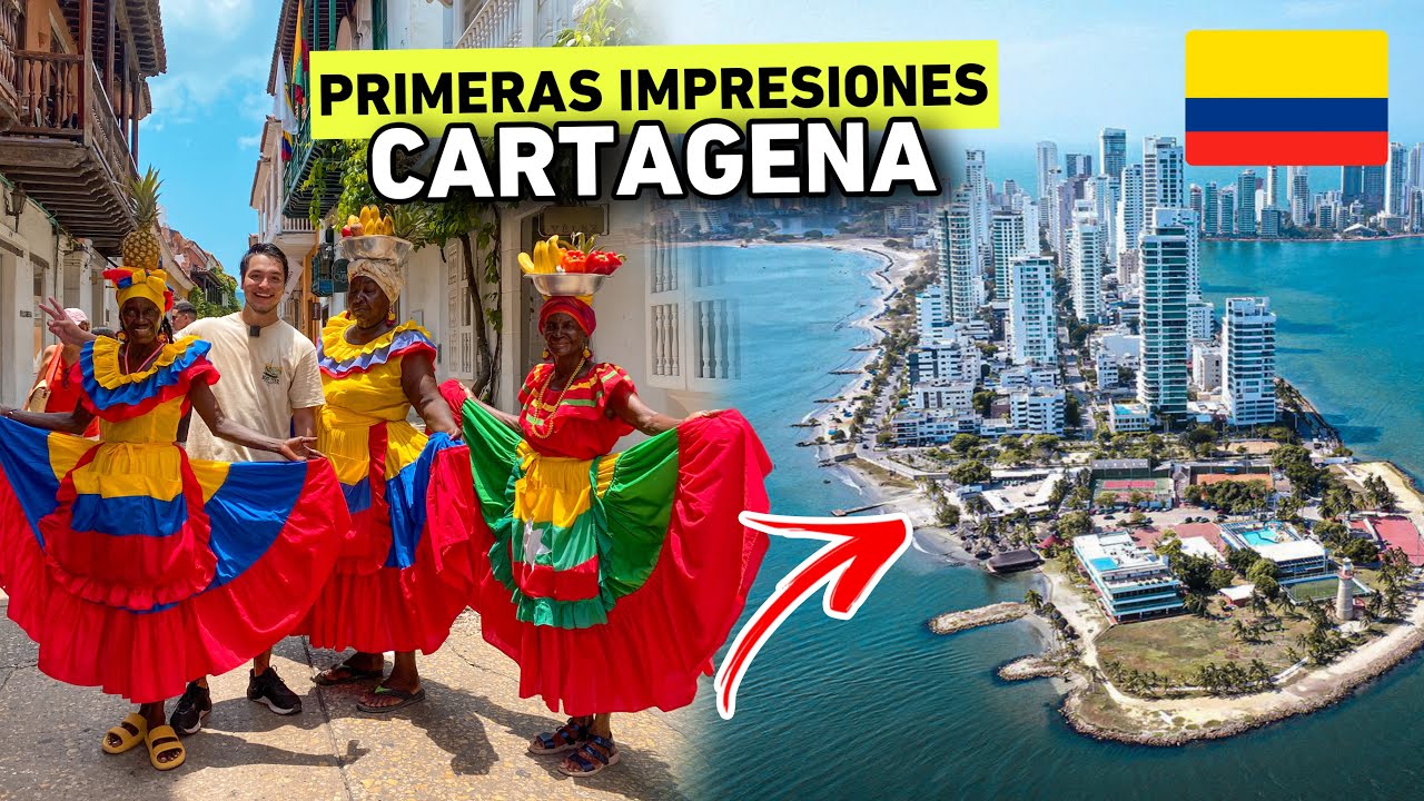 Nuestra PRIMERA VEZ en CARTAGENA COLOMBIA 🇨🇴😍 ¿Vale la pena?