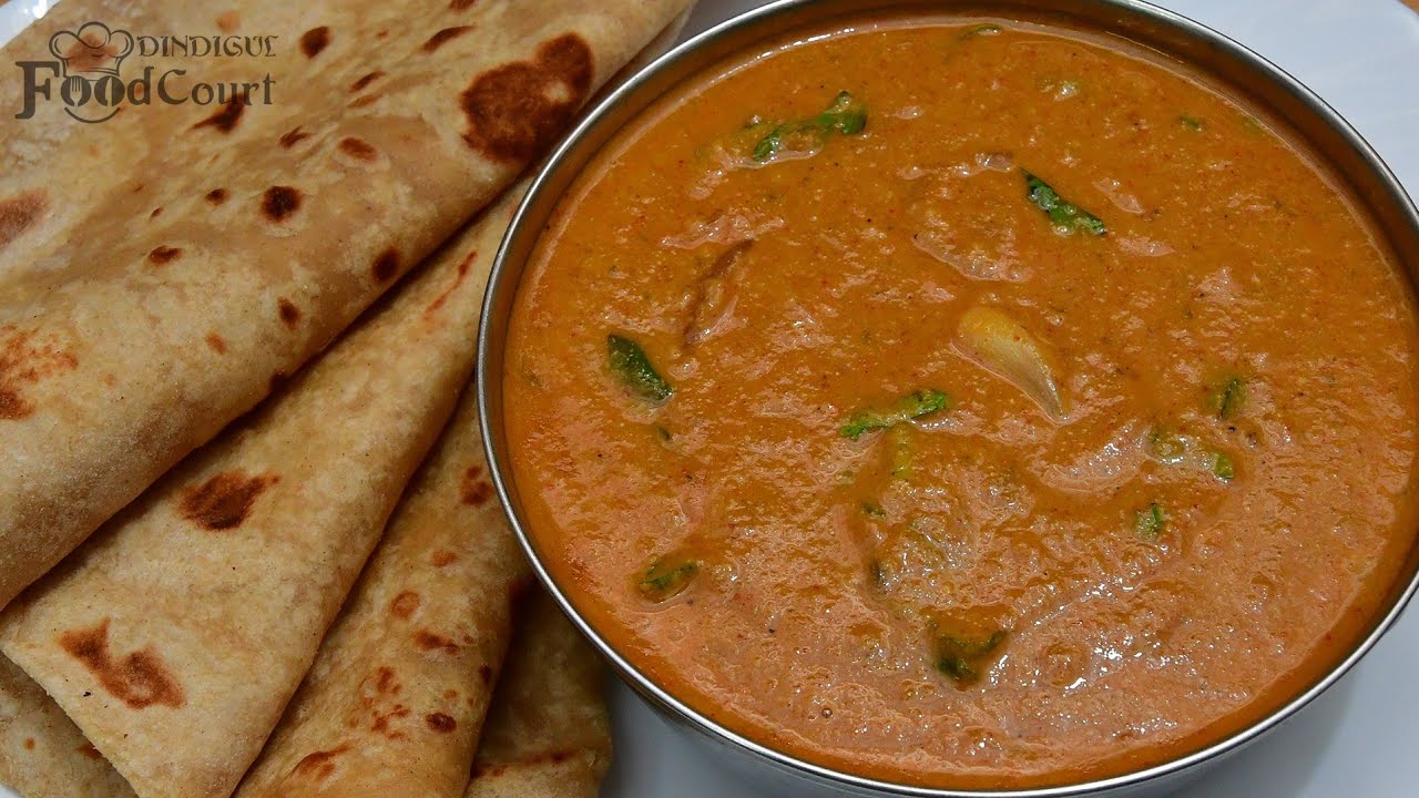 Empty Kurma Recipe/ Side Dish For Chapati/ Plain Kurma Recipe