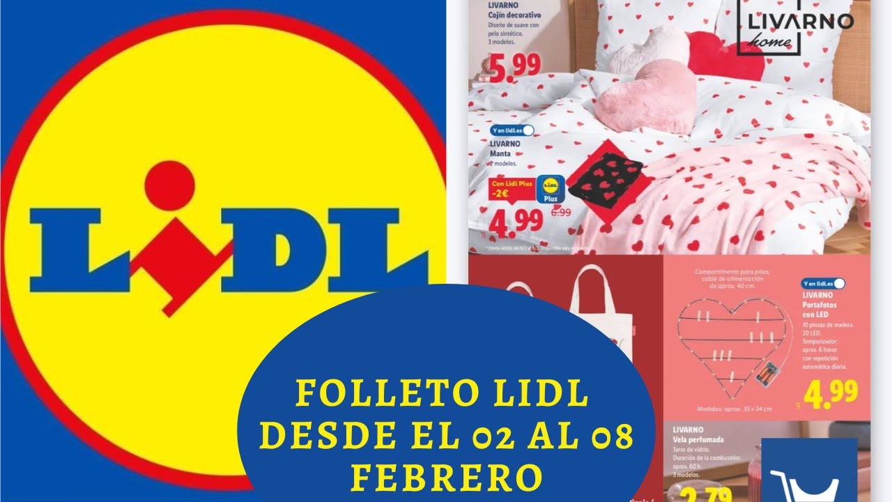 FOLLETO LIDL /CATALOGO LIDL LUNES 02 AL DOMINGO 08 FEBRERO #lidl
