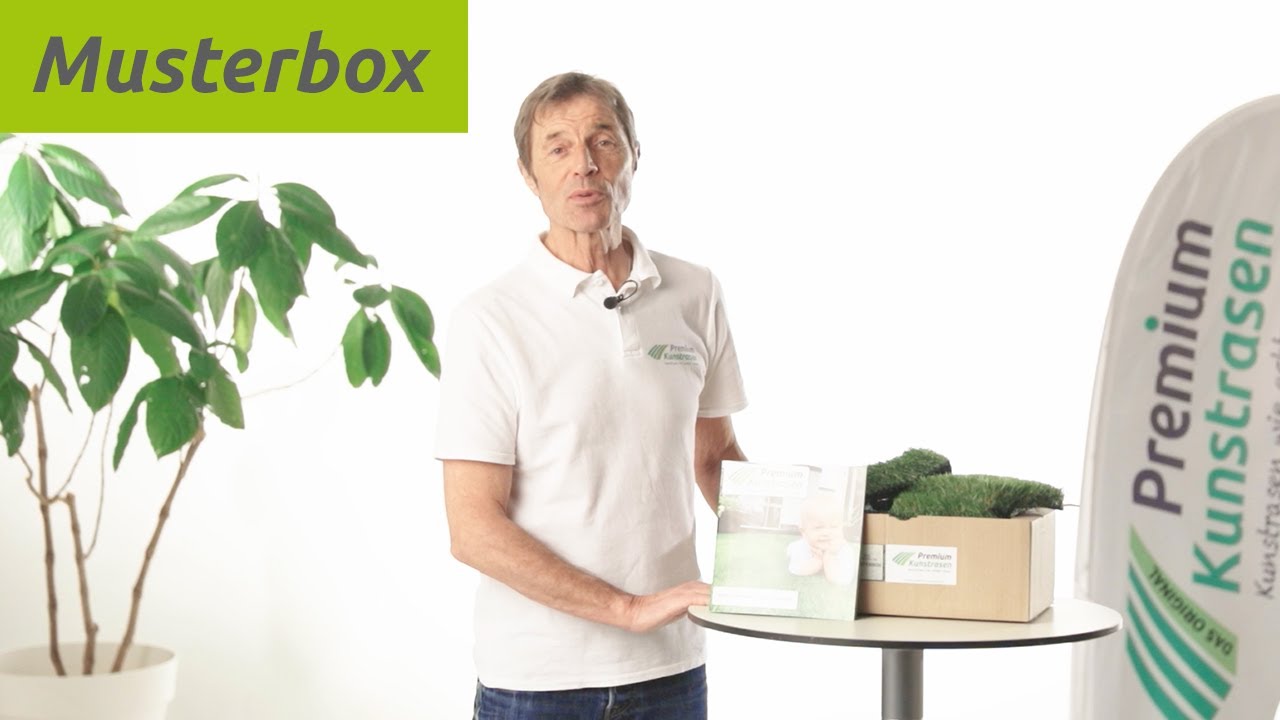 Die Premium-Kunstrasen Musterbox