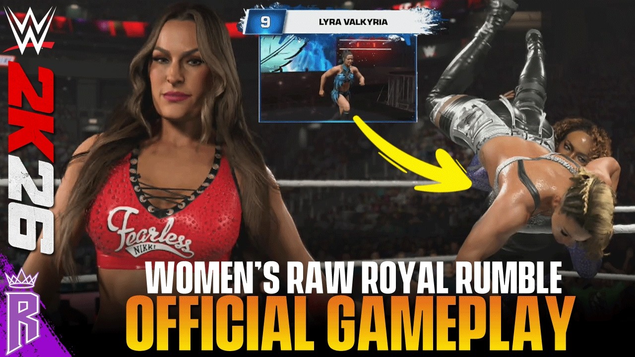 WWE 2K26: Женский королевский бой RAW #WWE2K26