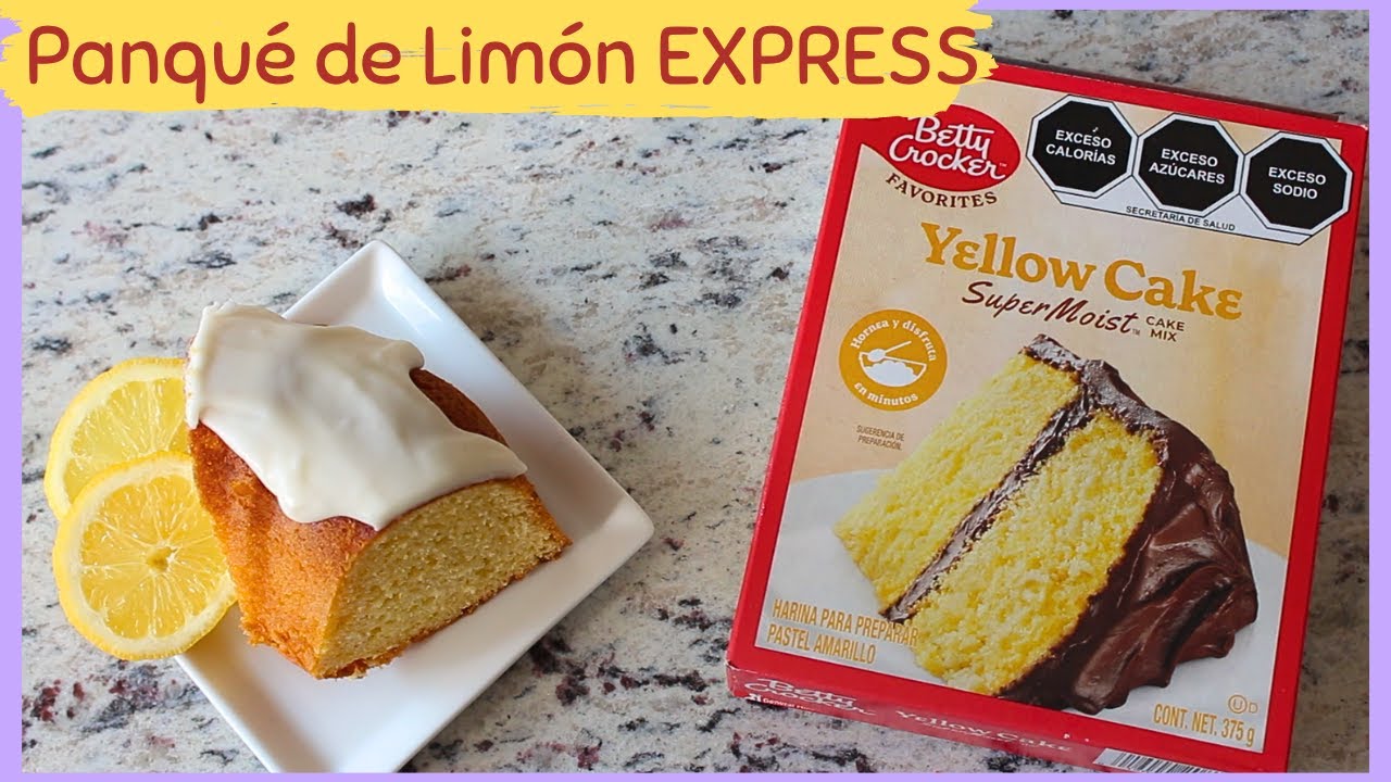MEJORANDO PASTEL DE CAJITA- Panqué de Limón 🍋🍋