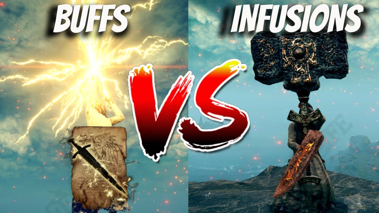 Buffs or Infusions? Damage Comparison (with chart)- ELDEN RING
