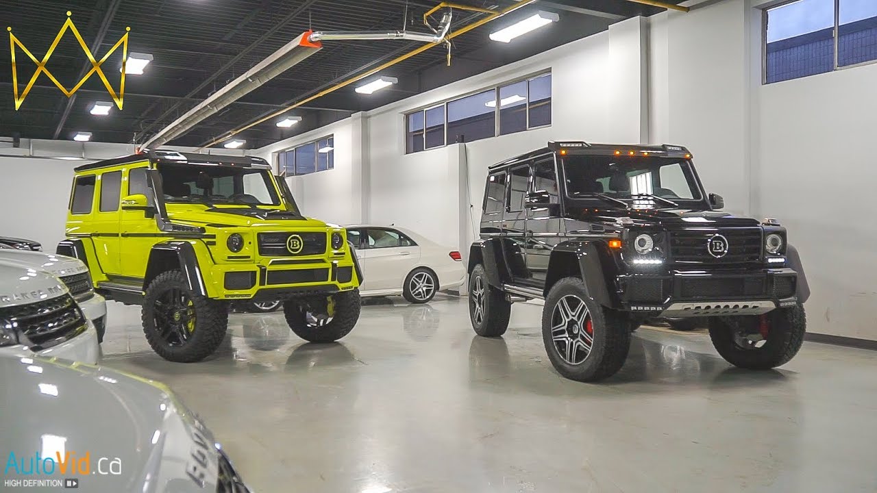 X2 2017 Mercedes-Benz G-Class 4x4 Squared Brabus 500BHP & 530BHP @AutoManiaInc.ca