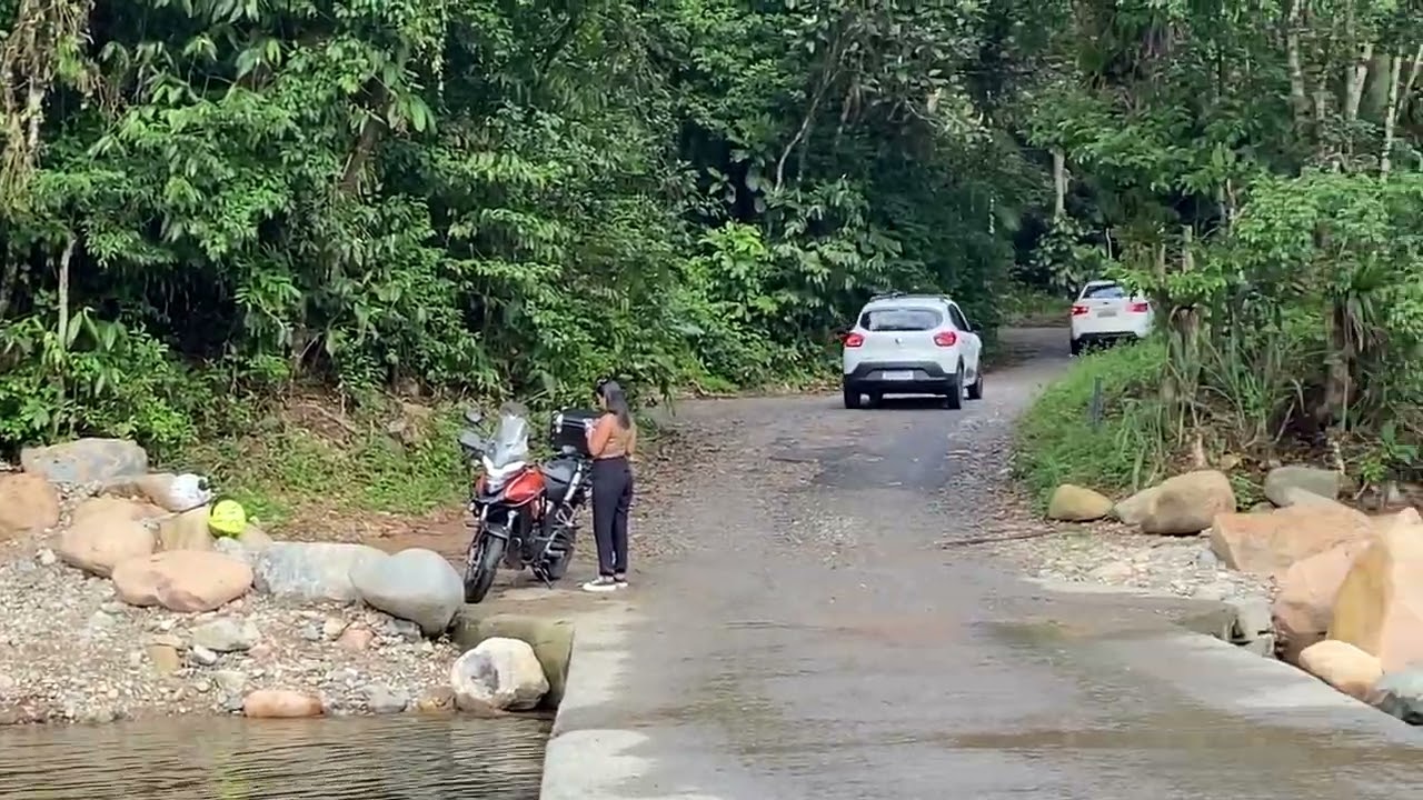 Quiriri de baixo - Joinville SC - Passeio de moto