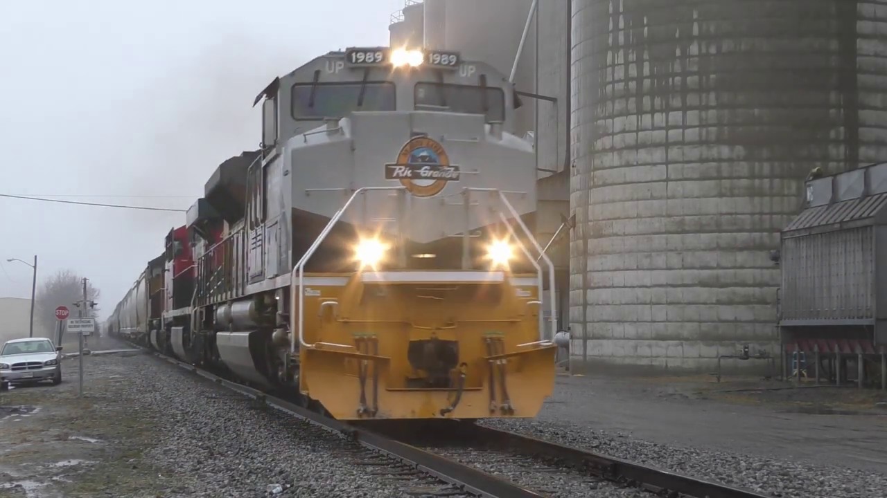 UP 1989 Rio Grande Union Pacific Heritage unit on CF&E Railroad