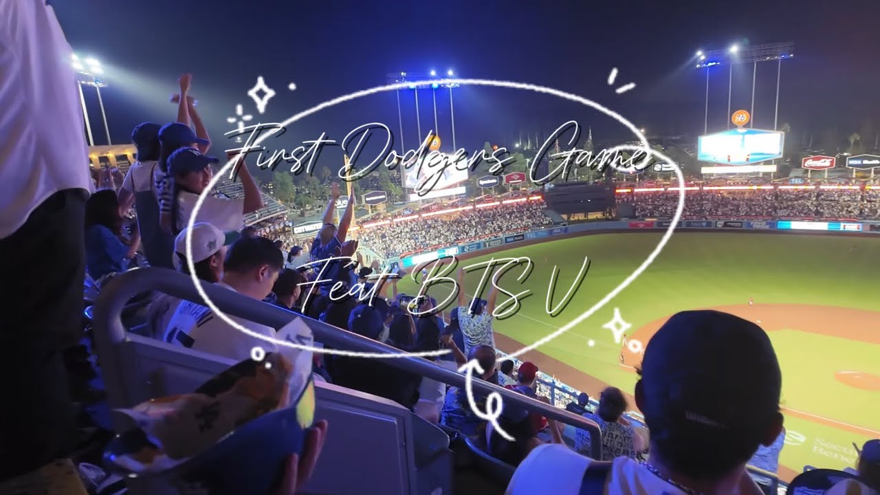 My First Dodgers Game ( Feat. BTS V) 
