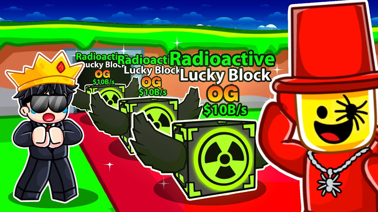 I Opened 100 RADIOACTIVE LUCKY BLOCKS in Steal a Brainrot Roblox
