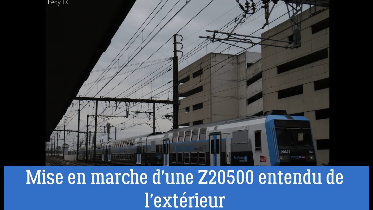 Mise en marche d'une Z20500 entendu de l'ext&eacute;rieur