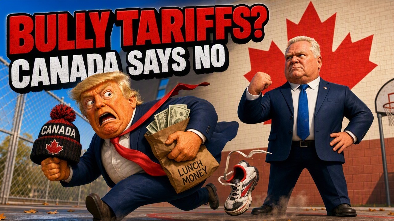 Гимн Трампа &mdash; хулигана с пошлинами 🇨🇦 | &laquo;Шапка, деньги на обед и кроссовки&raquo;