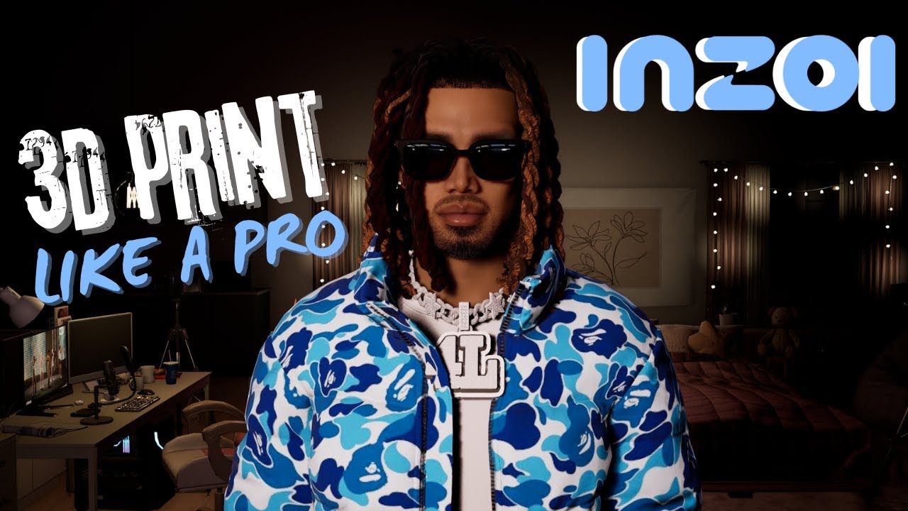 inZoi 3D PRINT LIKE A PRO! | Blender Tutorial