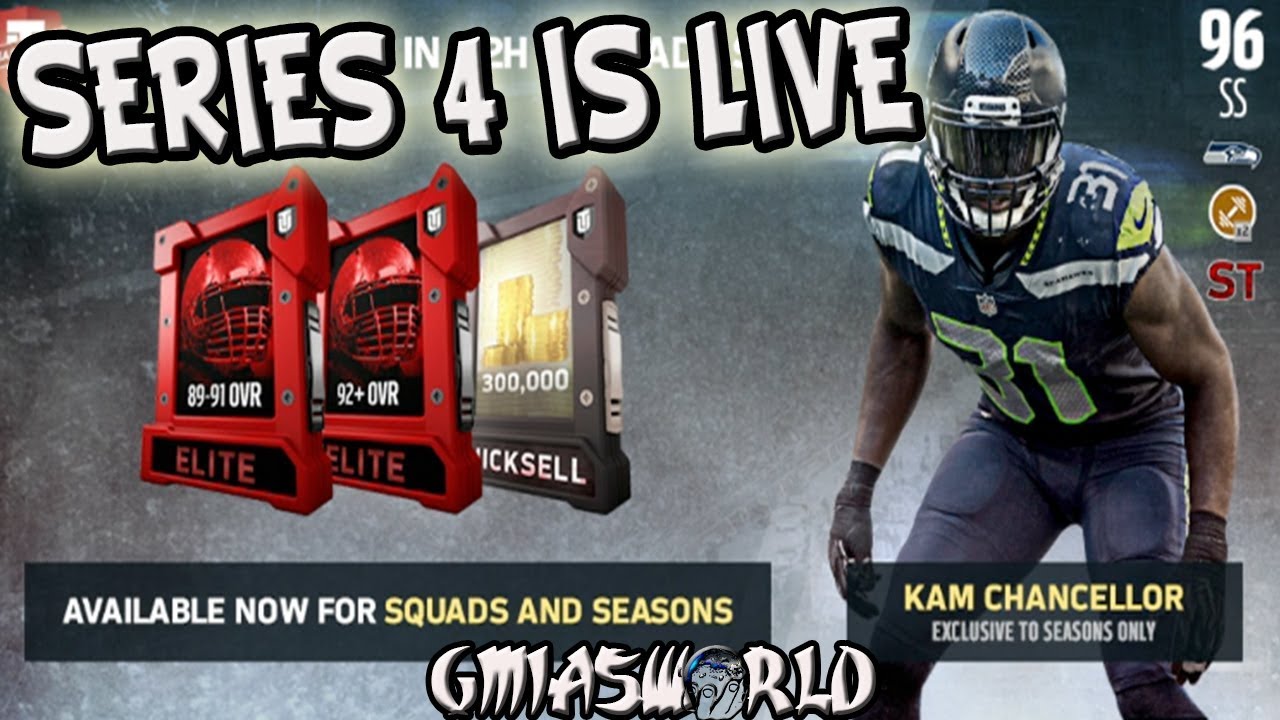 SERIES 4 MASTER KAM CHANCELLOR, NEW SETS FOR MUT 18 & MUT SQUADS EXPLAINED MADDEN 18  ULTIMATE TEAM