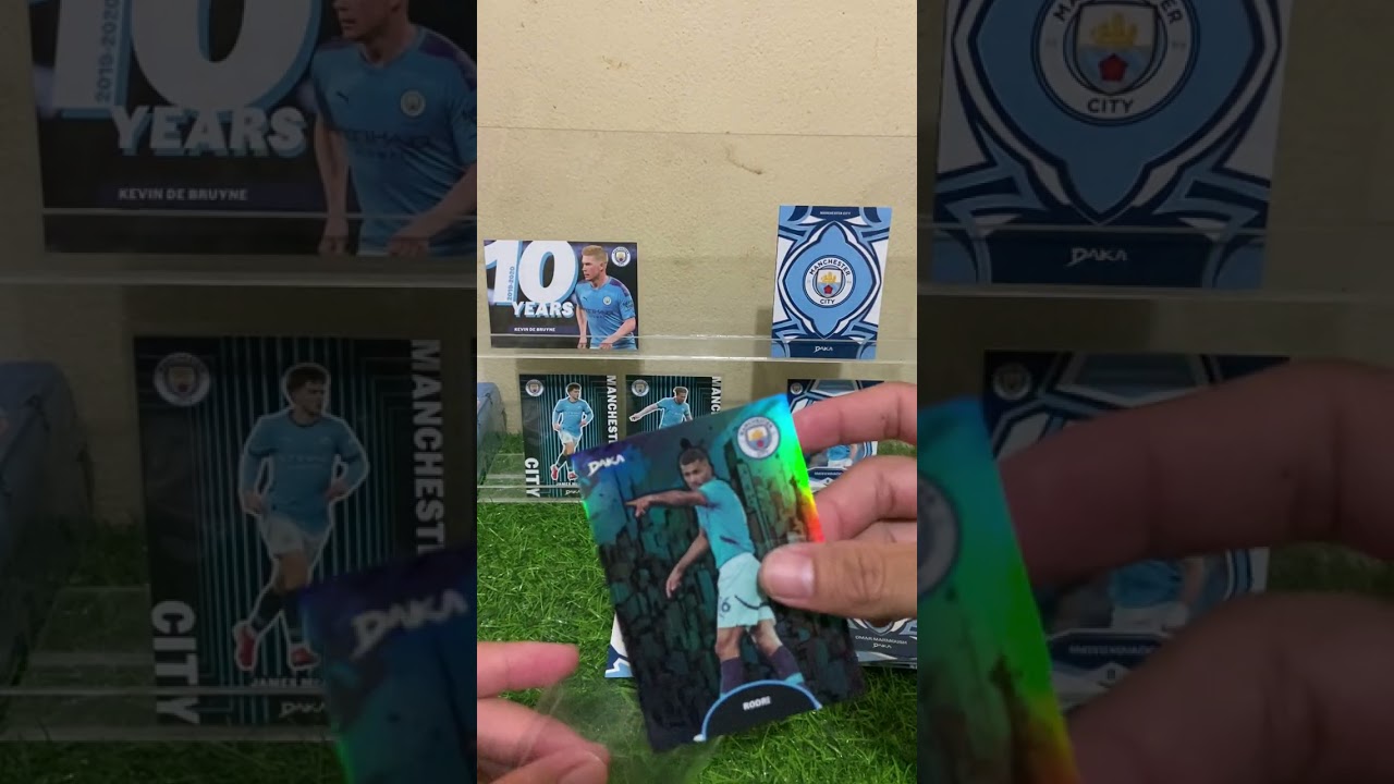 เปิดกล่องสุ่ม การ์ดนักฟุตบอล กล่อง Daka Manchester city top audience 2024/25!!! 2 Box ครับ 