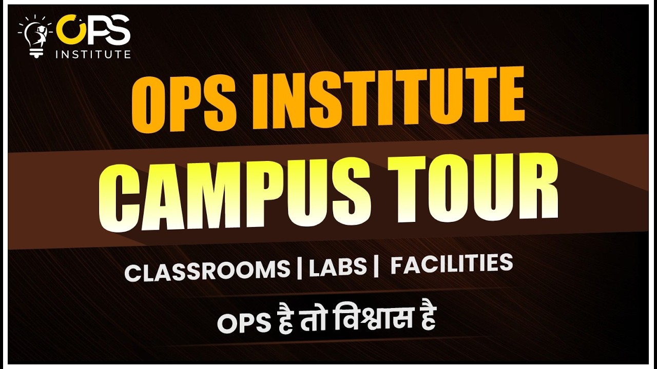 OPS CAMPUS VISIT  #opsinstitute #campus #campustour