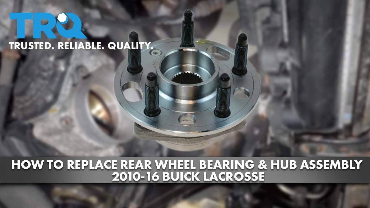 How To Replace Rear Wheel Bearing & Hub Assembly 2010-16 Buick Lacrosse (AWD)