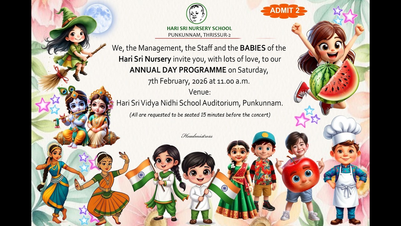 Hari Sri Nursery School, Annual Day 2026