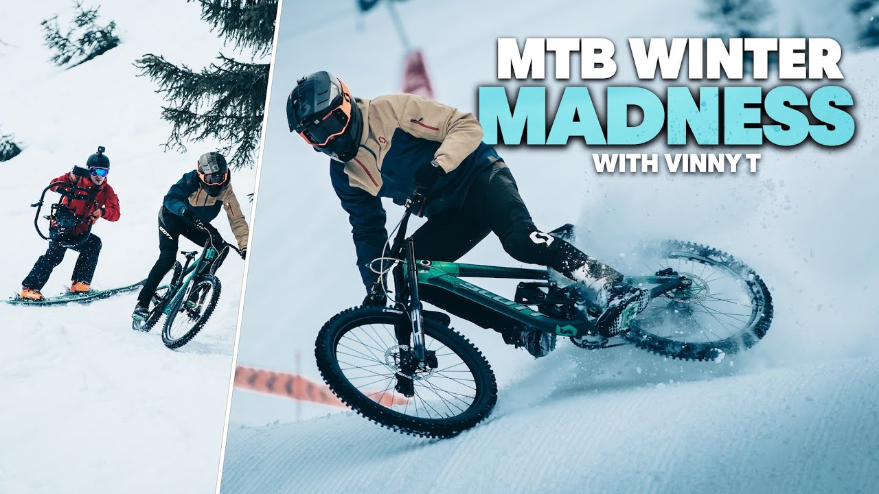MTB Ripping through SNOW & ICE with Vinny T | Behind the Scenes of The Old World