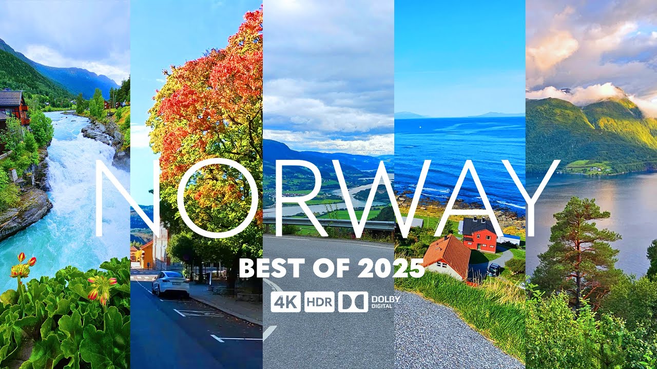 4K Scenic Drive - Best Panorama Dreams of 2025 - Norway (Part One)