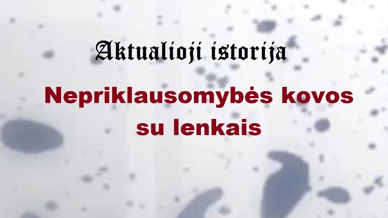 „Aktualioji istorija“ (79): Nepriklausomybės kovos su lenkais