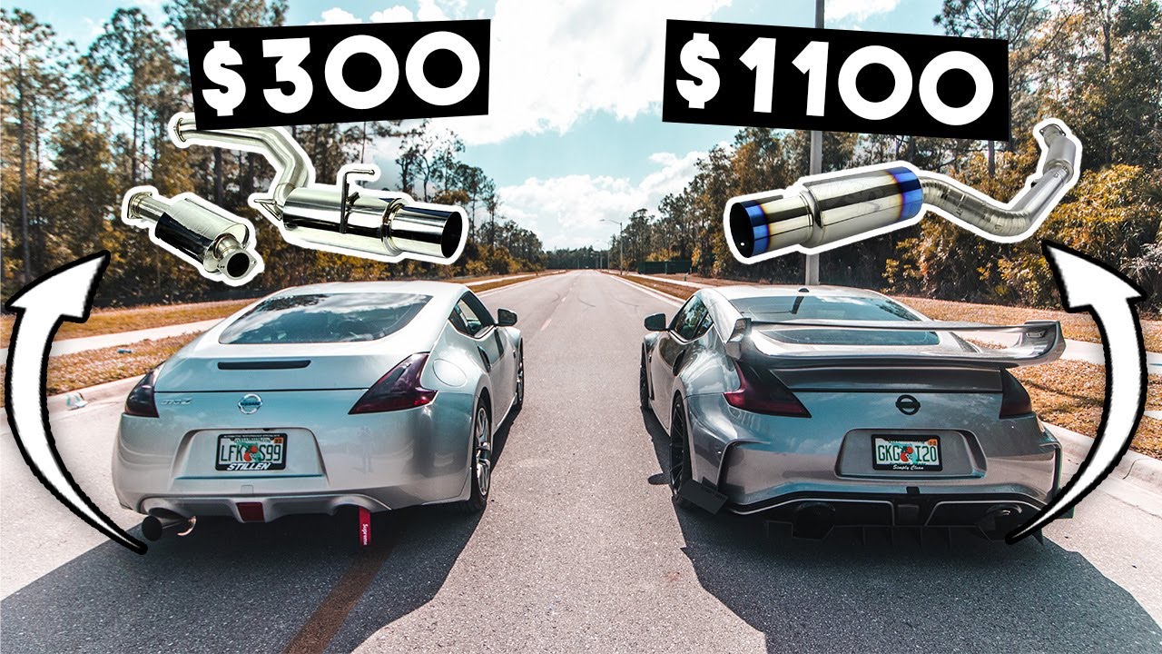 370Z/350Z: CHEAP Vs. EXPENSIVE $1100 EXHAUST | WHATS BETTER? [TOMEI TI vs ISR Single]