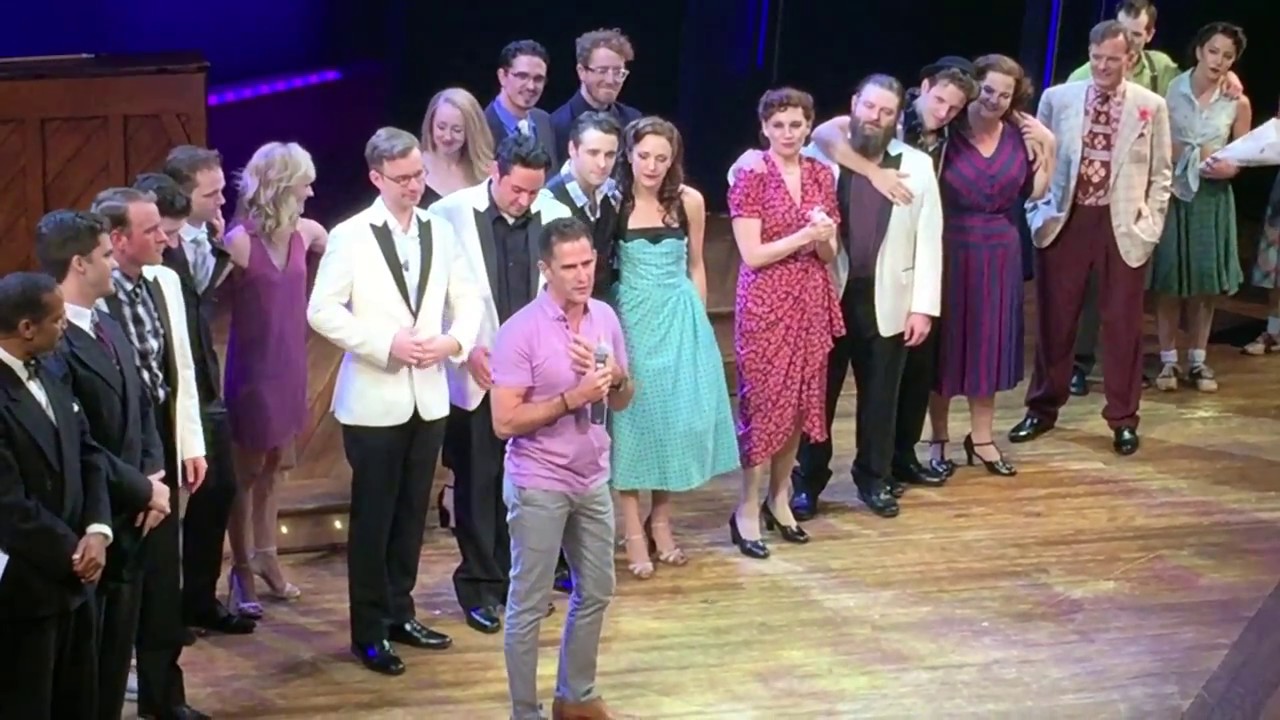 Bandstand Final Broadway Curtain Call, Andy Blankenbuehler Speech & Marriage Proposal (9/17/2017)