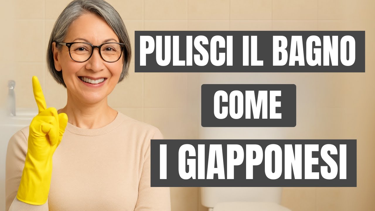 5 METODI GIAPPONESI per trasformare la PULIZIA del BAGNO